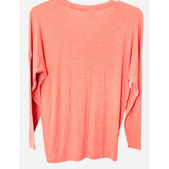 CABI LONG SLEEVE V-NECK PULL-OVER TOP/T-SHIRT, WOMENS, M, PEACH, RAYON - Picture 5 of 11